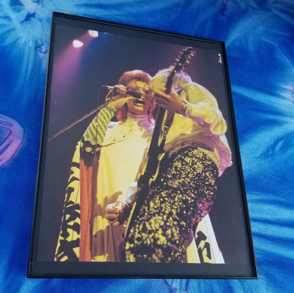 David Bowie Spiders from Mars Band Mick Ronson Rock and Roll Guitar Music